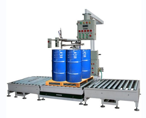 Ποιότητα  Auto 1000L Container IBC Filling Equipment Weighing With Roller Conveyor Εργοστάσιο